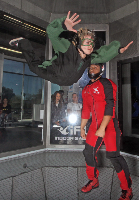 ifly wind tunnel indoor skydiving in San Francisco